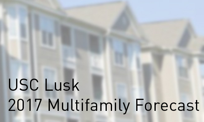 USC Lusk 2017 Multifamily Forecast